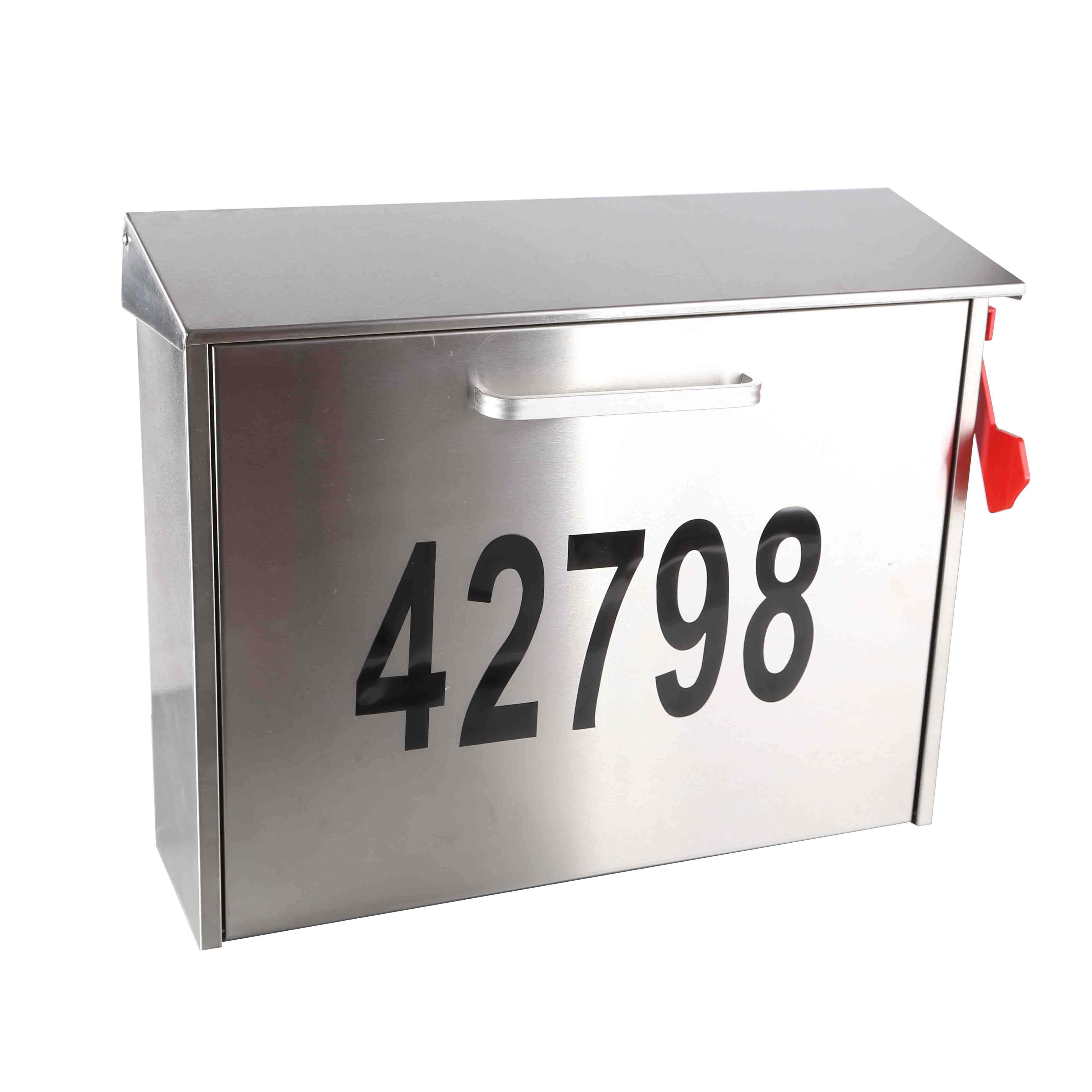 Wall Mount Locking Mailbox Code Lock Large Capacity Security Password ...